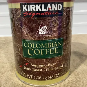 **NEW** Kirkland Colobian Sepremo Dark Roast Fine Grind Bean Coffee - Best By 5/2028