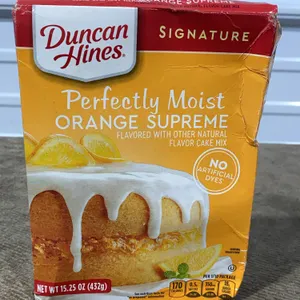 **NEW** Duncan Hines Perfectly Moist Orange Supreme  Cake Mix - Best By 2/2027