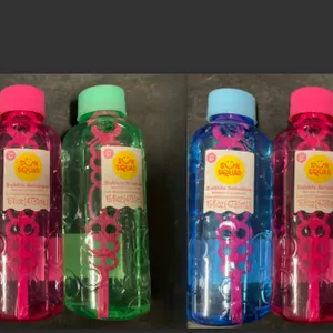 Sun Squad Bubbles 16 Fl OZ Bottles with Bubble Wand to create Bubbles. PACK of 12 NEW