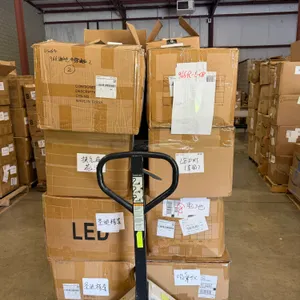 Mixed Merchandise Pallet – LED Bulbs, Solar Panels, Signs & Assorted Goods