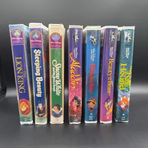 7 Disney VHS Tapes