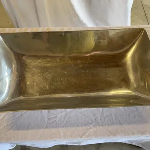 Large Silver Serving Tray or Table Centerpiece