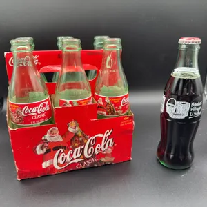 Christmas 6 Pack Coke Bottles & 1994 Longaberger Bottle Dresden Ohio