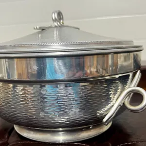 Italian Aluminum Thermal Dish Curvy Handles