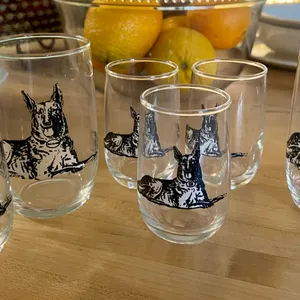 German Shepherd Dog Glassware Set in 2 sizes