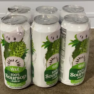 **NEW** VINUT 100% Soursop Juice, 6 Pack - Best By: 3/27