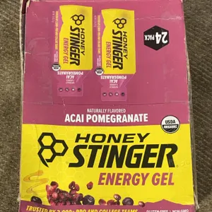 **NEW** Honey Stinger Organic Acai Pomegranate Energy Gel, 24 Pack - Best By:  1/23/27