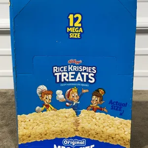 **NEW** Kellogg's 12 Mega Size Rice Krispies Treats - Best By 9/2026