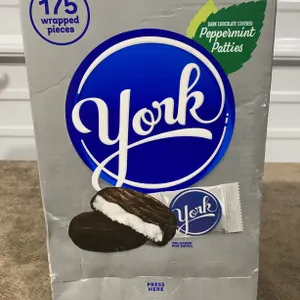 **NEW** York Dark Chocolate Peppermint Patties, Bulk Box - Best By: 4/27