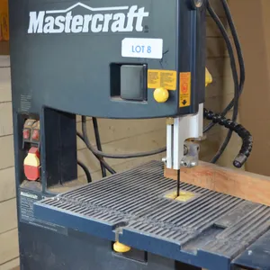 9" Master Craft Band Saw, serial no. W100951