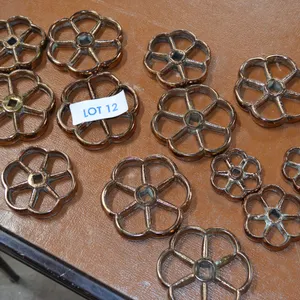 13 Brass Plated Turing Knobs