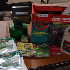 20 pkgs of Organic Fertilizer, Mosquito Coils, Mosquito Fogger and Chemical