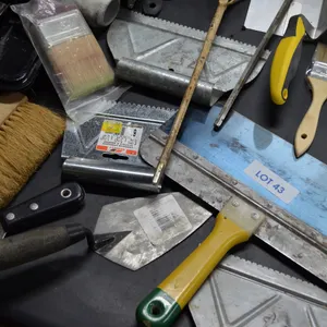 Paint Brushes, Steel Wool, Rollers, Measuring Cup, Trowels, etc.