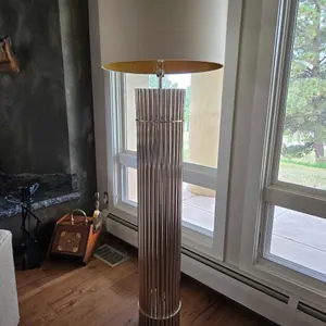 CALIZA 63 INCH CHROME BAR FLOOR LAMP