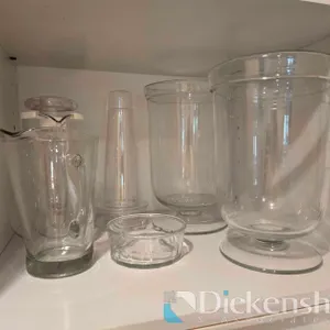 GLASSWARE, ROBINSON'S COUNTERTOP STORAGE LOT