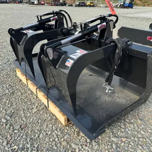 Unused Stout HD72-FB Skid Steer Flat Bottom Grapple Bucket