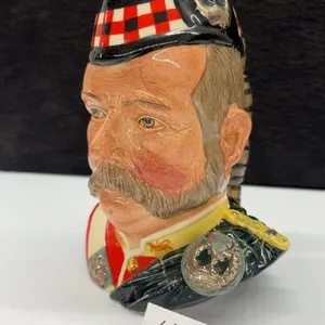 Royal Doulton 1987 William Grant Character Jug Decanter, 25 Year Old Scotch Whisky, 71/2” Tall