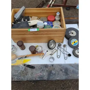 ** Large Assortment of Hardware & Shop Parts, Grinding Stones, Kitchenware, Misc. - Cannot Ship