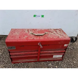 **DIY Mark Metal Toolbox 21" x 8.5" x 11.5" & Contents- Can't Ship