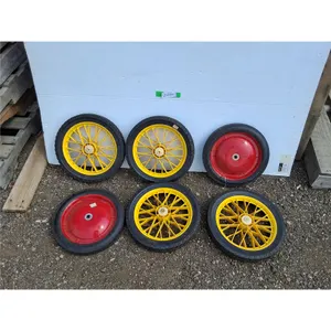 **(6) Utility Wheels, Approx. 12" x 13" Diameter, Can't Ship