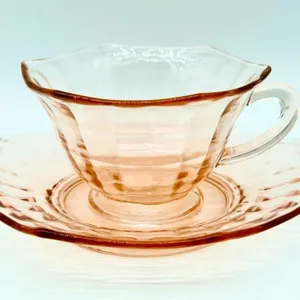 Vintage Pink Depression Glass Liberty Works