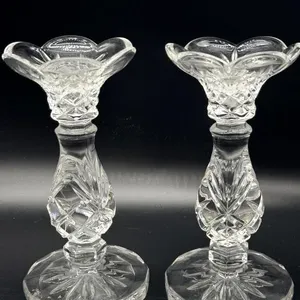 Vintage Crystal Noritake Hampton Hall Candlestick