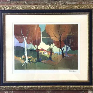 “Jamestown Cottage” by Itzchak Tarkay