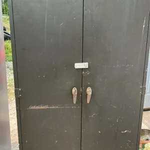 Large metal shop cabinet