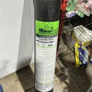 New roll of roofing underlayment