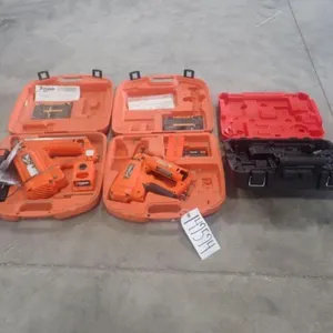Pallet with transformer and spool of wire