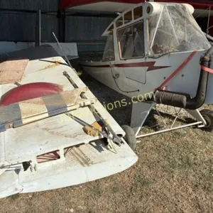 CRASHED PLANE - HAS WINGS, FUSELAGE, PROP, TAIL