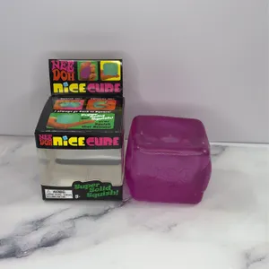 Schylling Nee Doh Nice Cube Branded Super Solid Squish Toy with Original Packaging