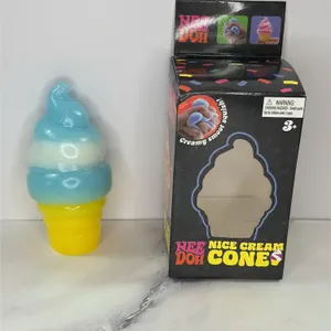Branded Nee Doh Nice Cream Cone Squishy Toy with Original Packaging