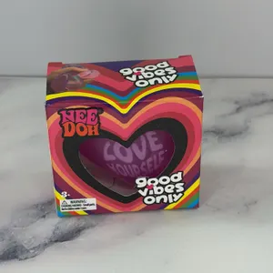 Nee-Doh Heart Stress Ball Featuring ‘Love Yourself’ Design in Original Packaging