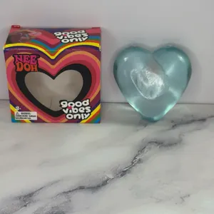 Branded Nee Doh Heart-Shaped Stress Ball with Packaging