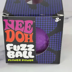 Nee Doh Branded Fuzz Ball Flower Power Stress Toy