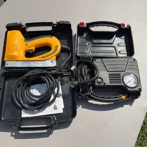 Portable Air Compressor and Electric Stapler