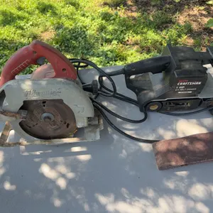 Craftsman Belt Sander and Milwaukee Saw