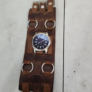 Quartz Wrist Watch, Genuine Leather U.S.A Band