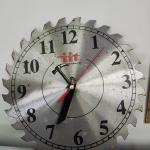Iit Saw Blade Wall Clock 10", Works