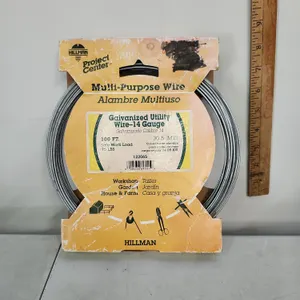 Hillman Multi-Purpose Wire Galvanized Utility Wire 14 Gauge, Has Been Opened