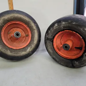 Bad Boy Zero Turn Front Wheel Pneumatic Wheels/Tires, 1 Is Flat, 13X6.50