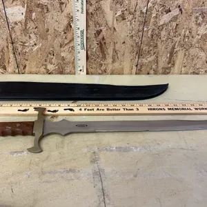 Vintage Stainless Pakistan Sword W/Scabbard ***Must Be 18 Yrs Or Older W/Proper Id @ Pickup***