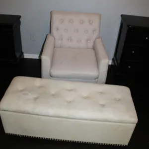 Armchair & Storage Bench
