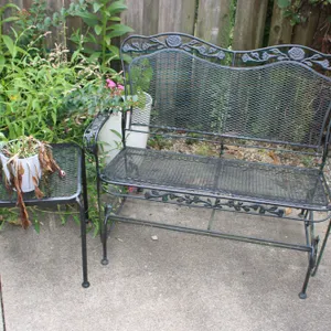 Patio Bench & Table