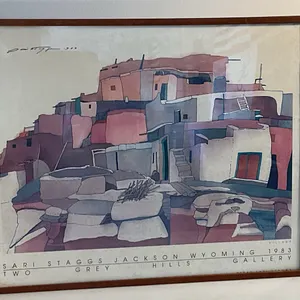 Sari Staggs – 1983 Two Grey Hills Gallery Exhibition Poster