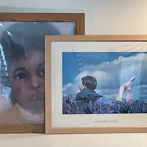 Framed Art Prints – “The Crying Boy” & Inspirational Boy Print