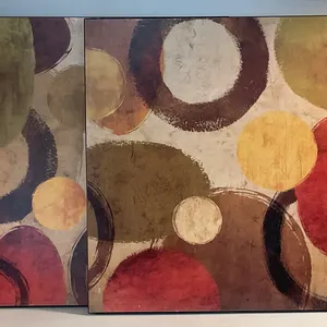 Brent Nelson “Onward I & II” & Abstract Textured Artwork