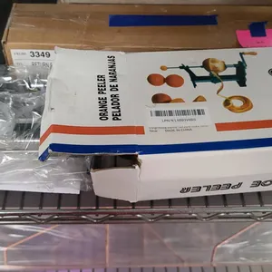Orange Peeler Machine With Manual Hand Crank, Metal Construction, In Original Box, Made In China, Un