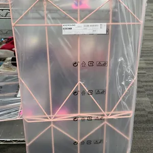 IKEA KVICKSUND Metal and Plastic Pink Shelf Unit, 39x86 cm, New in Packaging, Model 404.662.71, Made